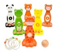 Ring Throw for Kids, Easy Grip Educational Toys, Hand Eye Coordination | Circle Throwing Toy Educational Play for Indoor Outdoor Play, Backyard Lawn Beach Park Carnival Party Fun Toss Game, Camping