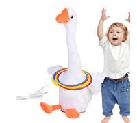 Ring Tossing Game - Outdoor Electronic Duck Toy, USB Rechargeable, Interactive Toy | Fun Activity For Home, Carnival, Birthday Party, Garden, Backyard Entertainment, Kids and Adults
