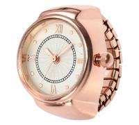 Ring Watch - Fashion Finger Watch For Men Women | Portable Creative Clock Ring With Organic Glass Mirror | Stylish Casual Watches Accessory For Christmas Birthday | Accurate Timekeeping With Lon