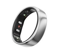 RingConn Gen 2 Smart Ring - Anillo Inteligente - Plateado - Talla 13 | Monitoriza el sueño, el estrés, la frecuencia cardíaca y la Salud Femenina - sin suscripción y hasta 12 días de autonomía