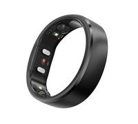 RingConn Gen 2 Smart Ring - Anillo Inteligente - Negro - Talla 13 | Monitoriza el sueño, el estrés, la frecuencia cardíaca y la Salud Femenina - sin suscripción y hasta 12 días de autonomía