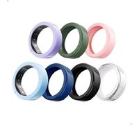 RingConn Protector de Anillo de Aire Gen 2, Cubierta de Silicona Transparente Ultrafina, Anillos de Aire Gen 2, diseño elástico para Fitness y Campamento al Aire Libre (Talla S para 6/7/8)