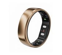 RingConn Smart Ring Gen2 Air für Frauen und Männer - Schlaf- und Fitness Tracking Wearable - Herzfrequenz - Thinnengold Größe 10