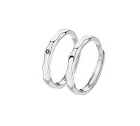 Ringe Für Ohren Paarring Ein Paar trendiger offener Modegeschenkring für Männer und Frauen, personalisierter Gedenkring mit und Mond Untersetzer Der Ringe, Einheitsgröße, Copper, Sin piedras preciosas