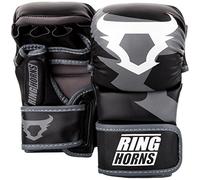 Ringhorns Charger Guantes Sparring de MMA, Unisex Adulto, Negro, L/XL