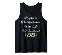 Ringing In New Year For Couple Hot Husband 2026 Celebrate Camiseta sin Mangas