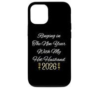 Ringing In New Year For Couple Hot Husband 2026 Celebrate Carcasa para iPhone 12/12 Pro