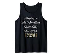 Ringing In New Year For Couple Hot Wife 2026 Celebrate Camiseta sin Mangas