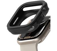 Ringke Air Sports Diseñado para Funda Apple Watch Series 9, 8, 7 (41 mm), SE 3, 2, 1 (40 mm) Carcasa de TPU Suave, Flexible, Ligera y Delgada para Mujeres y Hombres - Black