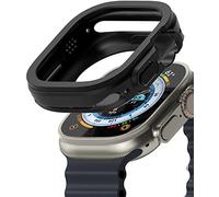 Ringke Air Sports Diseñado para Funda Apple Watch Ultra 3/2/1 (49 mm) Protector Delgada y Ligera de TPU con Recortes Precisos, Parachoques Flexible y Suave - Black