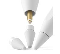 Ringke Apple Pencil Tips Reemplazos de 3 Paquetes para Todas Las Generaciones Compatible con Puntas Apple Pencil Pro / 1 / 2a Generación/USB C, Sensación Robusta y Sólida - 2B (Matte Light Gray)