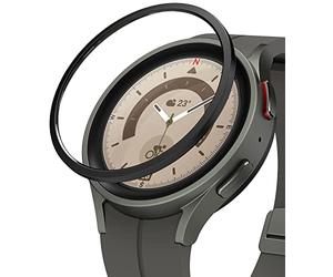 Ringke Bezel Styling Compatible con Protector Samsung Galaxy Watch 5 Pro (2022) Funda Adhesiva Acero Inoxidable para Reloj Bisel - 45-02 (ST) Black