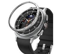 Ringke Bezel Styling Compatible con Protector Samsung Galaxy Watch 8 Classic 46mm, Funda Liviana con Antirrayaduras Elegante Marco de Acero Inoxidable - 46-01 (ST) Silver