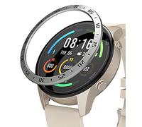 Ringke Bezel Styling Compatible con Protector Xiaomi Mi Watch (46mm) Carcasa Adhesiva Acero Inoxidable para Reloj Bisel, Funda Xiaomi Mi Watch 46mm - 46-01 (ST) Silver