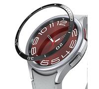 Ringke Bezel Styling Compatible con Samsung Galaxy Watch 6 Classic (47mm) Carcasa Adhesiva Acero Inoxidable para Reloj Bisel, Funda Galaxy Watch 6 Classic 47mm - 47-02 (ST) Black