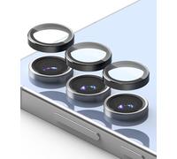 Ringke Camera Lens Frame Glass Compatible con Protector Camara Galaxy S24 FE, Protector Lente Cámara Vidrio Templado Fácil de Instalar - 2 Pack
