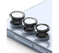 Ringke Camera Lens Frame Glass Compatible con Protector de Lente Cámara Samsung Galaxy A55 5G y Galaxy A35 5G, Cristal Vidrio Templado - Black
