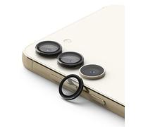 Ringke Camera Lens Frame Glass Compatible con Samsung Galaxy S23 / Plus 5G (2023) Protector de Cámara, [Anti-Huella] Protección Completa Cubierta de Vidrio Marco de Aluminio Protector de Lente -Black