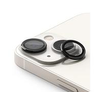 Ringke Camera Lens Frame Glass para Protector Camara iPhone 14 y iPhone 14 Plus, Vidrio Templado Protector para Cada Lente de Cámara - Negro