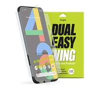 Ringke Dual Easy Wing Compatible con Protector de Pantalla Google Pixel 4a, Cobertura Completa Película Protector Pantalla Pixel 4a (5.81 Pulgadas) - 2 Pack (No Compatible con Pixel 4a 5G)