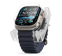 Ringke Easy Slide Diseñado para Protector Pantalla Apple Watch Ultra 3/2/1 (49 mm) Vidrio Templado 9H, a Prueba de Roturas, Fácil de Instalar - 2 Pack