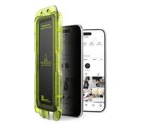 Ringke Easy Slide Privacy Tempered Glass Compatible con Protector Pantalla iPhone Air, Súper Fácil de Instalar, Cristal Templado de Privacidad Antiespía - 2 Unidades