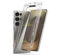 Ringke Easy Slide Pro Compatible con Protector Pantalla Samsung Galaxy S25 Ultra, Vidrio Cristal Templado con Herramienta para Fácil Instalación - 2 Pack