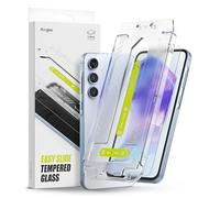 Ringke Easy Slide Tempered Glass Compatible con Protector Pantalla Samsung Galaxy A55 5G, Fácil de Instalar, Protector de Pantalla Cristal Templado con Herramienta de Instalacion - 2 Pack