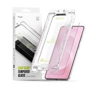 Ringke Easy Slide Tempered Glass Compatible con Protector Pantalla Samsung Galaxy S25 Edge 5G, Protector de Pantalla HD Cristal Vidrio Templado con herramienta para fácil instalación - 2 Pack