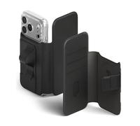 Ringke Folio Grip Wallet Magnetic Compatible con Funda iPhone 17 Pro MAX y Compatible con MagSafe, Capacidad para hasta 3 Tarjetas, Funda Desmontable Tipo Flip de Cuero PU con Soporte - Black