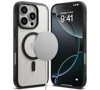 Ringke Fusion Bold Compatible con Funda iPhone 16 Pro MAX y Compatible con MagSafe, Lados Texturizados para Agarre, Tecnología Anti-Amarillamiento - Magnetic Black
