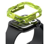 Ringke Fusion Bumper Diseñado para Funda Apple Watch Series 11 y Series 10 (42 mm) Protector Ligera y Elegante de Doble Capa - Neon Green