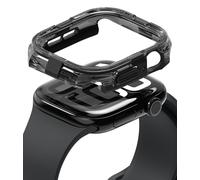 Ringke Fusion Bumper Diseñado para Funda Apple Watch Series 11 y Series 10 (46 mm) Protector Ligera y Elegante de Doble Capa - Black