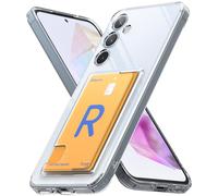 Ringke Fusion Card Compatible con Funda Samsung Galaxy A35 5G, Carcasa con Soporte para Tarjeta, Funda con Porta Tarjeta Delgada Ligera - Clear