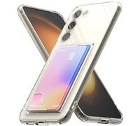 Ringke Fusion Card Compatible con Funda Samsung Galaxy S23 Plus, Sostiene hasta 1 Tarjeta, Carcasa de Teléfono con Tarjetero Incorporado para Mujeres y Hombres - Clear