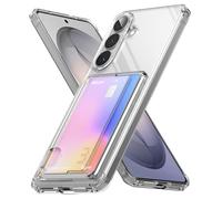 Ringke Fusion Card Funda para Samsung Galaxy S26 Plus, Sostiene hasta 3 Tarjetas, Carcasa de Teléfono con Tarjetero Incorporado para Mujeres y Hombres - Clear
