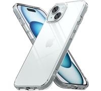 Ringke Fusion Compatible con Funda iPhone 15 Plus, Revestimiento UV para Rayaduras y Resistente a la Decoloración - Clear