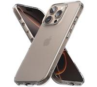 Ringke Fusion Compatible con Funda iPhone 16 Pro MAX, Resistente al Aceite y la Suciedad, Revestimiento UV para Rayaduras y Resistente a la Decoloración - Matte Clear