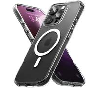 Ringke Fusion Compatible con Funda iPhone 16 Pro Max y Compatible con MagSafe, Resistente al Aceite y la Suciedad, Revestimiento UV para Rayaduras y Resistente a la Decoloración - Magnetic Matte Clear