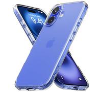 Ringke Fusion Compatible con Funda iPhone 16, Resistente al Aceite y la Suciedad, Revestimiento UV para Rayaduras y Resistente a la Decoloración - Matte Clear
