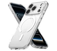 Ringke Fusion Compatible con Funda iPhone 17 Pro y Compatible con MagSafe, Recubrimiento UV Resistente a Rayaduras y Decoloración, Bolsillos de Aire a Prueba de Golpes - Magnetic Clear
