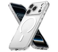Ringke Fusion Compatible con Funda iPhone 17 Pro y Compatible con MagSafe, Resistente al Aceite y a la Suciedad, Bolsillos de Aire a Prueba de Golpes - Magnetic Matte Clear
