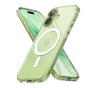 Ringke Fusion Compatible con Funda iPhone 17 y Compatible con MagSafe, Recubrimiento UV Resistente a Rayaduras y Decoloración, Bolsillos de Aire a Prueba de Golpes - Magnetic Clear