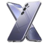 Ringke Fusion Compatible con Funda Samsung Galaxy S24 Plus, Carcasa Queda como un Guante, Case Transparente con Agujeros para Cuerda - Clear