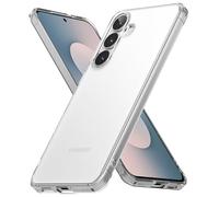 Ringke Fusion Compatible con Funda Samsung Galaxy S25 FE, Anti Huella Dactilar Acabado Mate Agarre Cómodo, Carcasa Transparente Helada con Agujeros para Cuerda - Matte Clear