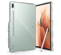 Ringke Fusion Compatible con Funda Samsung Galaxy Tab S7 FE (12.4 Pulgadas), Transparente Fina Slim Carcasa Parachoque TPU - Clear