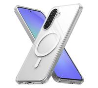Ringke Fusion Diseñado para Funda Samsung Galaxy A56 5G, Funda Galaxy A36 5G y Compatible con MagSafe, Carcasa Queda como un Guante, Case Transparente con Agujeros para Cuerda - Magnetic Clear