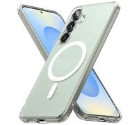 Ringke Fusion Diseñado para Funda Samsung Galaxy S25 Plus y Compatible con MagSafe, Carcasa Queda como un Guante, Carcasa Transparente Helada con Agujeros para Cuerda - Magnetic Matte Clear