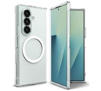 Ringke Fusion Diseñado para Funda Samsung Galaxy Z Fold 7 y Compatible con MagSafe, Cortes Precisos para Lentes de Cámara, Protector Transparente Premium Antiimpactos - Magnetic Clear