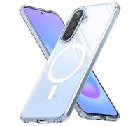 Ringke Fusion Funda para Samsung Galaxy A57 5G, Compatible con MagSafe, Recubrimiento UV Resistente a Rayaduras y Decoloración, Bolsillos de Aire a Prueba de Golpes - Magnetic Clear